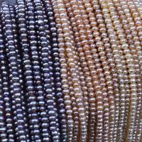 Přírodní sladkovodní perly perlí, Sladkovodní Pearl, módní šperky & DIY, více barev na výběr, 3.80mm, Prodáno za Cca 38 cm Strand