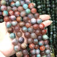 Naturlige Fire Crackle Agate perler, Fire Agate, forskellige farver og mønster for valg & mode smykker & du kan DIY, flere farver til valg, 10mm, Solgt Per Ca. 38 cm Strand
