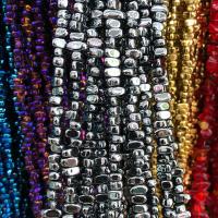 Non Magnetic Hematite Beads irregular plated DIY Sold Per Approx 40 cm Strand