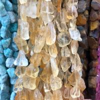 Perles Citrine naturelles, perles de citrine, pepite, poli, DIY, Jaune, 15x20mm, Vendu par Environ 40 cm brin