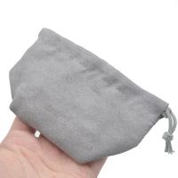 Jewelry Pouches Bags Velveteen dustproof & multifunctional grey Sold By PC