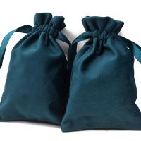 Jewelry Pouches Bags Velveteen dustproof green Sold By PC