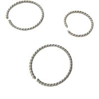 Stainless Steel Open ring, 304 rostfritt stål, maskinpolering & olika storlek för val, ursprungliga färgen, 100PC/Bag, Säljs av Bag