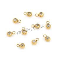 304 Stainless Steel Stopper Beads Vacuum Ion Plating DIY Sold By Bag