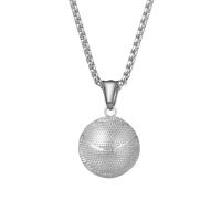 Stainless Steel Pendants 316L Stainless Steel Basketball polished DIY & for man original color 21.20mm Sold By PC