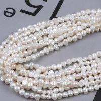 Cultured Baroque Freshwater Pearl Beads DIY white 5-6mm Sold Per Approx 36 cm Strand