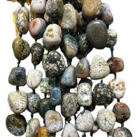 Gemstone smykker perler, Natursten, Nuggets, poleret, du kan DIY & forskellige materialer til valg, flere farver til valg, 15x20mm, Solgt Per Ca. 40 cm Strand