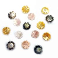 Naturlig Freshwater Shell Perler, Flower, du kan DIY, flere farver til valg, 10mm, Solgt af PC