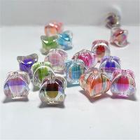 Akril ékszerek gyöngyök, Lámpa, DIY, több színt a választás, 14mm, 200PC-k/Bag, Által értékesített Bag