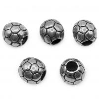 Stainless Steel Large Hole Beads 304 Stainless Steel barrel vintage & DIY & machine polishing original color Sold By PC