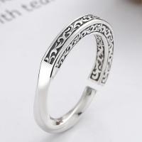 925 Sterling Silver Finger Rings Antique finish fashion jewelry & Unisex nickel lead & cadmium free 3mm Sold By PC