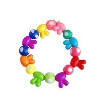 الأساور الأطفال, الراتنج, شكل مختلف للاختيار & للأطفال, متعددة الألوان, 75x75mm, تباع بواسطة PC