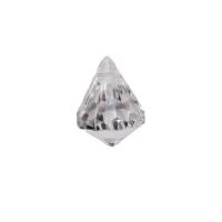 Acrylic Pendants Diamond Shape durable & DIY white Sold By PC