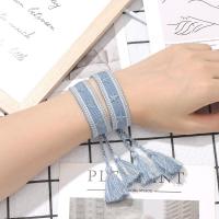 Fashion Armband Sieraden, Textiel binnenwerk Cord, mode sieraden & verschillende ontwerpen voor de keuze, meer kleuren voor de keuze, Lengte Ca 15 cm, Verkocht door PC