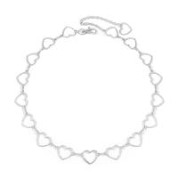 dekorativ Belt, Jern, mode smykker & for kvinde & hule, sølv, nikkel, bly & cadmium fri, Længde Ca. 82 cm, Solgt af PC