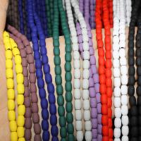 Non-magnetska hematita perle, Hematit, Oval, pozlaćen, možete DIY, više boja za izbor, 5x8mm, Prodano Per Približno 38 cm Strand