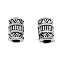 Zinc Alloy Spacer Beads Column antique silver color plated vintage & DIY nickel lead & cadmium free Sold By PC