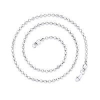 Cadena del collar de plata esterlina 925, Plata de ley 925, Bricolaje & diverso tamaño para la opción, libre de níquel, plomo & cadmio, Vendido por UD