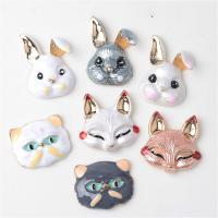 Hair Accessories DIY Findings Zinc Alloy Animal gold color plated cute & enamel Sold By PC