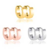 Stainless Steel Lever Terug Earring, 304 roestvrij staal, mode sieraden & uniseks & verschillende grootte voor keus, meer kleuren voor de keuze, Verkocht door PC