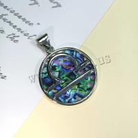 Zinc Alloy Pendants with Abalone Shell 12 Signs of the Zodiac plated DIY nickel lead & cadmium free Sold By PC
