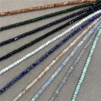 Gemstone smykker perler, Natursten, du kan DIY & forskellige materialer til valg, flere farver til valg, 2x3mm, Solgt Per Ca. 36 cm Strand