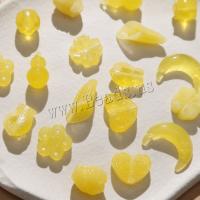 Resin Jewelry Beads DIY  yellow Sold By PC