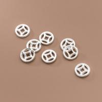 925 Sterling Silver Spacer Bead plated DIY silver color Sold By PC