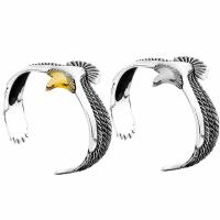 Zinc Alloy Bangle Eagle plated fashion jewelry & for woman nickel lead & cadmium free Inner Approx 65mm Sold By PC