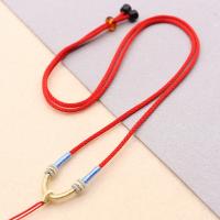 Módní náhrdelník kabel, Nylon Polypropylen, ruční práce, unisex, více barev na výběr, 2mm, Délka Cca 34 cm, Prodáno By PC