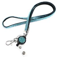 Mobile Phone Lanyard Velveteen with Resin Rhinestone & Zinc Alloy Unisex Length Approx 48 cm Sold By PC