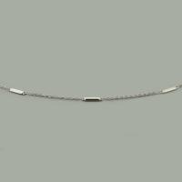 Nerezová ocel šperky řetěz, 304 Stainless Steel, DIY, Původní barva, 3x16x1.50mm, Prodáno By m