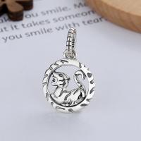 925 Sterling Silver Pendant Antique finish DIY nickel lead & cadmium free 21mm Sold By PC