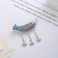 925 Sterling Silver Curved Tube Beads, Fish, Antique finish, DIY & epoxy gel, nickel, lead & cadmium free, 40x10mm, Sold By PC