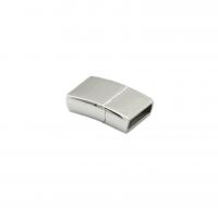 Stainless Steel Magnetska kopča, 304 nehrđajućeg čelika, možete DIY, izvorna boja, Rupa:Približno 10x3mm, Prodano By PC