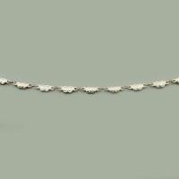 Łańcuch Biżuteria ze stali nierdzewnej, Stal nierdzewna 304, DIY, oryginalny kolor, 3x10x2mm, sprzedane przez m