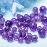 Natural Amethyst Beads DIY purple Sold By PC