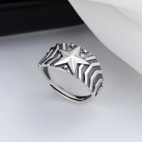 925 Sterling Silver Finger Rings Antique finish fashion jewelry & for woman nickel lead & cadmium free 11mm Sold By PC