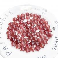 Φυσικό χαλαζία κοσμήματα χάντρες, Strawberry Quartz, Αστέρι, DIY, 11x6mm, Sold Με PC