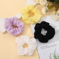 Hair Scrunchies Chiffon handmade fashion jewelry & for woman Inner Approx 40mm Sold By PC