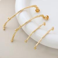 Brass Bracelet Findings plated DIY gold nickel lead & cadmium free Sold By PC