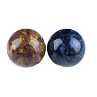 Gemstone smykker perler, Pietersite, Runde, du kan DIY & forskellig størrelse for valg, Solgt af PC