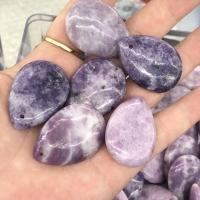 Poludrago kamenje Privjesci Nakit, Prirodni kamen, Suza, uglađen, možete DIY, više boja za izbor, 25x35mm, Prodano By PC