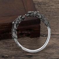 Zinc Alloy Bracelet Dragon silver color plated fashion jewelry & for man nickel lead & cadmium free Length Approx 8.3 Inch Sold By PC