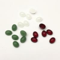 Glass Cabochons Oval polished DIY Sold By PC