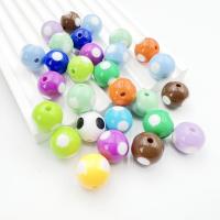 Koraliki Biżuteria akrylowe, Akryl, Koło, DIY, dostępnych więcej kolorów, 16mm, 10komputery/torba, sprzedane przez torba