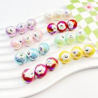 Plated Lampwork Beads Round DIY 16mm Sold By PC