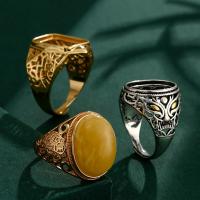 Kanciasta mosiężna baza na pierścionek, Mosiądz, Powlekane, DIY & różne style do wyboru, 13-20mm, sprzedane przez PC