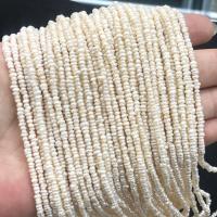 Přírodní sladkovodní perly perlí, perla, DIY, bílý, 2-2.5mm, Prodáno za Cca 38-40 cm Strand