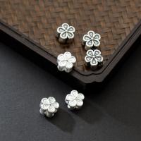 925 Sterling Silver Spacer Bead petals Antique finish DIY Sold By PC